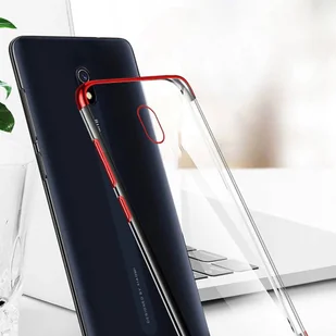 Clear Color case żelowy pokrowiec etui z metaliczną ramką Xiaomi Redmi 8A czarny - Etui i futerały do telefonów - miniaturka - grafika 8
