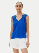 Koszulki i topy damskie - Morgan Top 251-OJOIE Niebieski Regular Fit - miniaturka - grafika 1