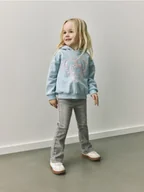 Bluzy dla dziewczynek - Reserved - Luźna bluza z kapturem - jasnoniebieski - miniaturka - grafika 1