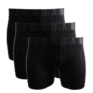 Bokserki męskie Air Jordan Flight Men's Modal Boxer Briefs 3-Pack Czarne - JM0621-023-S - Majtki męskie - miniaturka - grafika 1