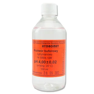 aquario Bufor kalibrujący PH4 (Hydromet) Bufor 4 - Pozostałe akcesoria do akwarium - miniaturka - grafika 1