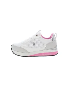 U.S. Polo Assn. Sneakersy w kolorze szaro-białym - Trampki damskie - miniaturka - grafika 1