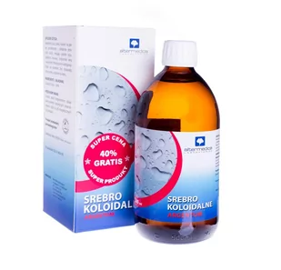 Alter Medica Srebro Koloidalne 500 ml - Problemy skórne - miniaturka - grafika 1