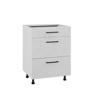 Siena Szafka Dolna Ds-60-2W-1N_Modern Biały Połysk - Meble kuchenne - miniaturka - grafika 1