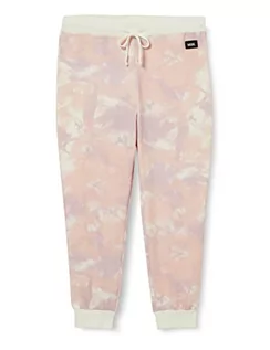 Spodnie damskie - Vans Damskie spodnie dresowe na całej powierzchni, srebrno-różowe, S, Srebrno-różowy, S - grafika 1