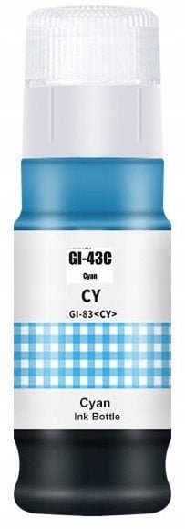 PRISM Canon Tusz GI-43C Cyan 8k 100% new 70ml ink bottle