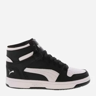 Jesienne trzewiki chłopięce Puma Rebound Layup SL Jr 37048601 37 (4UK) Czarne (4060981199557) - Buty dla chłopców - miniaturka - grafika 1