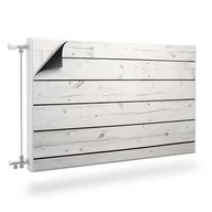 Dekoracje domu - Mata MAGNETYCZNA Na Kaloryfer Białe Deski Imitacja Drewna 100cm x 60cm - miniaturka - grafika 1