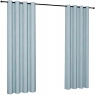 Zasłony - Zasłona welurowa gładka matowa 140x240 zasłony gotowe do salonu przelotki - miniaturka - grafika 1