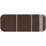 Ręczniki - Eurofirany Euro Firany Ręcznik Kąpielowy Mira 04 500 g/m2 Brązowy 50x90 1071274 - miniaturka - grafika 1