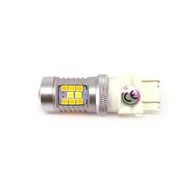 Żarówki samochodowe - P27/7W Żarówka Led 3157 12-24V 2000Lm Canbus Biało-Pomarańczowa Motoledy - miniaturka - grafika 1
