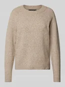Swetry damskie - Sweter z dzianiny z długim rękawem Vero Moda - miniaturka - grafika 1