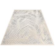 Dywany - Szary dywan w liście w stylu skandynawskim - Voso 8X - miniaturka - grafika 1