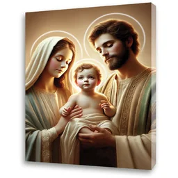 Obraz religijny na płótnie Święta Rodzina - Ikony i obrazy sakralne - miniaturka - grafika 1