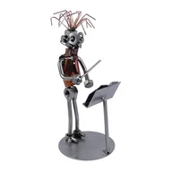 Figurki dekoracyjne - Metalowa figurka Dyrygent. Prezent dla kierownika - miniaturka - grafika 1
