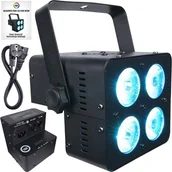 Lampy studyjne - Lampa studyjna LIGHT4ME LIGHT4ME QUADRO PAR 4x15W RGBW reflektor sceniczny LED - miniaturka - grafika 1
