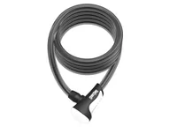 Zabezpieczenia do roweru - Onguard Zapięcie rowerowe NEON 8157WH Linka - 10mm 180cm - uchwyt + 2 x Klucze z kodem białe A-ONG-8157WH - miniaturka - grafika 1