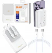 Powerbanki - SZYBKI POWERBANK INDUKCYJNY 10000MAH 22,5W 3W1 Z KABLEM LIGHTNING USB-C - miniaturka - grafika 1