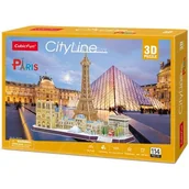 Puzzle - Cubicfun Puzzle 3D City Line Paris - miniaturka - grafika 1