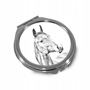 Koń American Warmblood Lusterko kieszonkowe - Lusterka do makijażu - miniaturka - grafika 1