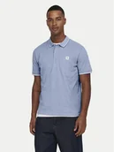 Koszulki męskie - Only & Sons Polo Fletcher 22024827 Błękitny Regular Fit - miniaturka - grafika 1