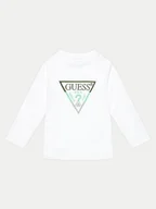 Bluzki damskie - Guess Bluzka N4YI36 K8HM4 Biały Regular Fit - miniaturka - grafika 1