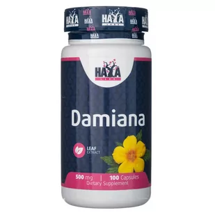 Haya Labs, Damiana 500 mg - 100 kaps. - Witaminy i minerały Haya Labs, Damiana 500 mg - 100 kaps. - Witaminy i minerały - miniaturka - grafika 1