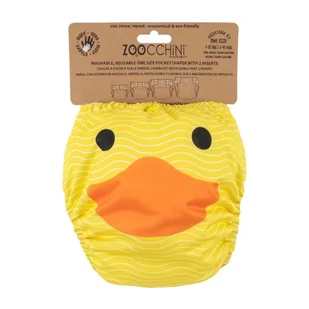 Zoocchini Pieluszka Wielorazowa Aio Z 2 Wkładami Kaczka - Pieluchy - miniaturka - grafika 1