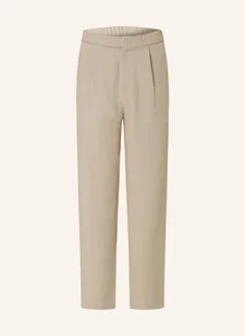 Calvin Klein Chinosy Relaxed Tapered Fit beige - Spodnie męskie - miniaturka - grafika 1