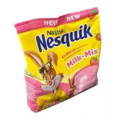 Kakao i czekolada - Nesquik Mieszanka w proszku do przygotowania napoju o smaku truskawkowym 350 g - miniaturka - grafika 1