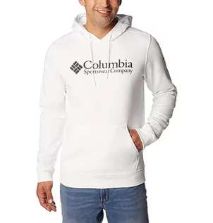 Bluzy męskie - Columbia Męska bluza z kapturem CSC Basic Logo II, biała, logo CSC retro, XXL, Biały, Csc Retro Logo, XXL - grafika 1