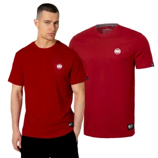 Pit Bull Middle Weight 170 Basic Small Logo '25 - Czerwona  S - Odzież taktyczna i umundurowanie - miniaturka - grafika 1