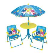 Krzesełka i taborety dla dzieci - Baby Shark Rekin Ogrodowy Stolik Krzesła Parasol - miniaturka - grafika 1