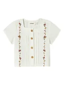 Kaftaniki dla niemowląt - Lil Atelier Bluzka w kolorze kremowym - miniaturka - grafika 1