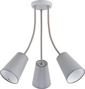 Lampy sufitowe - TK Lighting Plafon sufitowy nowoczesny 3pł WIRE WHITE 2097 TKL2097 - miniaturka - grafika 1