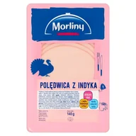 Pasztet i przetwory mięsne - Polędwica Z Indyka Plastry 140 G Morliny - miniaturka - grafika 1