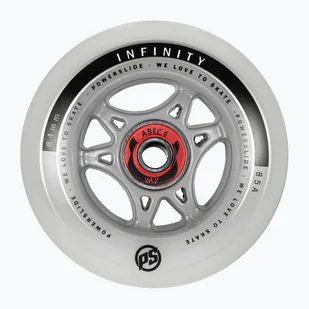 Kółka do rolek Powerslide Infinity 84 RTR ABEC9/Spacer 4 szt. grey - Akcesoria do skatingu - miniaturka - grafika 1