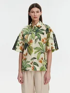 Koszule damskie - adidas Koszula FARM Premium JD6280 Zielony Loose Fit - miniaturka - grafika 1