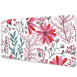 Podkładka na biurko z nadrukiem Kwiatowy motyw 90x45 cm - Podkładki na biurko - miniaturka - grafika 1