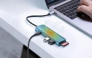 Adapter HUB UGREEN CM195 USB-C do HDMI, 2x USB-A 3.0, SD/TF, PD - Adaptery i przejściówki - miniaturka - grafika 7