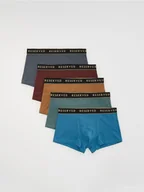 Majtki damskie - Reserved - 5 pack bokserek Classic - granatowy - miniaturka - grafika 1