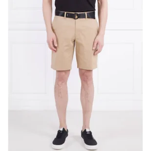 Calvin Klein Szorty + pasek MODERN TWILL | Slim Fit - Spodenki męskie - miniaturka - grafika 1