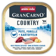 Mokra karma dla psów - Pakiet animonda GranCarno Adult Country, 44 x 150 g - Indyk, pstrąg i ziemniaki - miniaturka - grafika 1