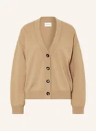 Swetry damskie - Gant Kardigan beige - miniaturka - grafika 1