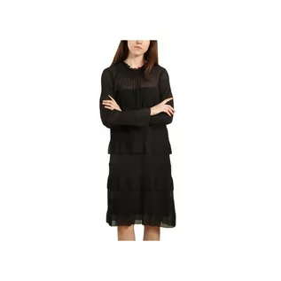 Sukienki - By Malene Birger, Duranta long sleeves dress Czarny, female, - grafika 1