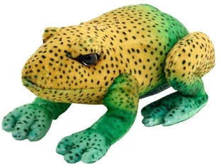 Żaba zielono-żółta 13cm - Maskotki i pluszaki - miniaturka - grafika 1