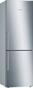 Lodówka Bosch Serie 6 KGE368LCP lodówko-zamrażarka Wolnostojący 308 l C Stal nierdzewna - Lodówki - miniaturka - grafika 1