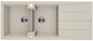 Zlewozmywaki - LAVEO Canaria - zlewozmywak 2-komorowy z ociekaczem - miniaturka - grafika 1