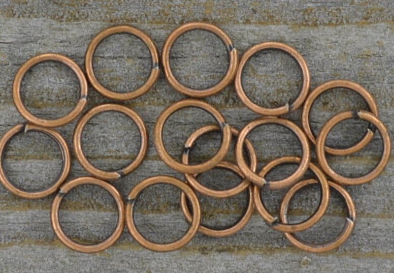 [-01001] Ogniwka otwarte 6mm miedziane 100szt