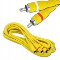 Kable - Kabel Połączeniowy Audio-Video 2X Rca Cinch 3M - miniaturka - grafika 1